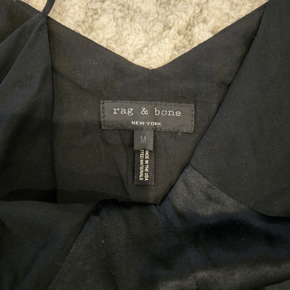 rag & bone Black Silk Camisole - Picture 2 of 3